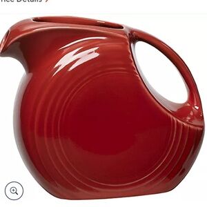 Fiesta Large Disc Pitcher Scarlet